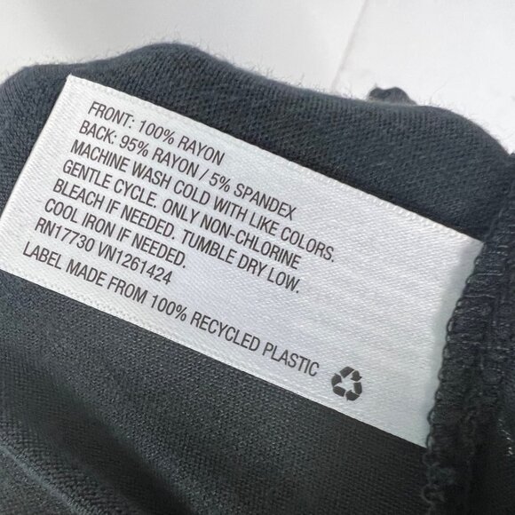 nwt Universal Thread Black Top Button Front Tie Front Short Sleeve size Small - Picture 11 of 11